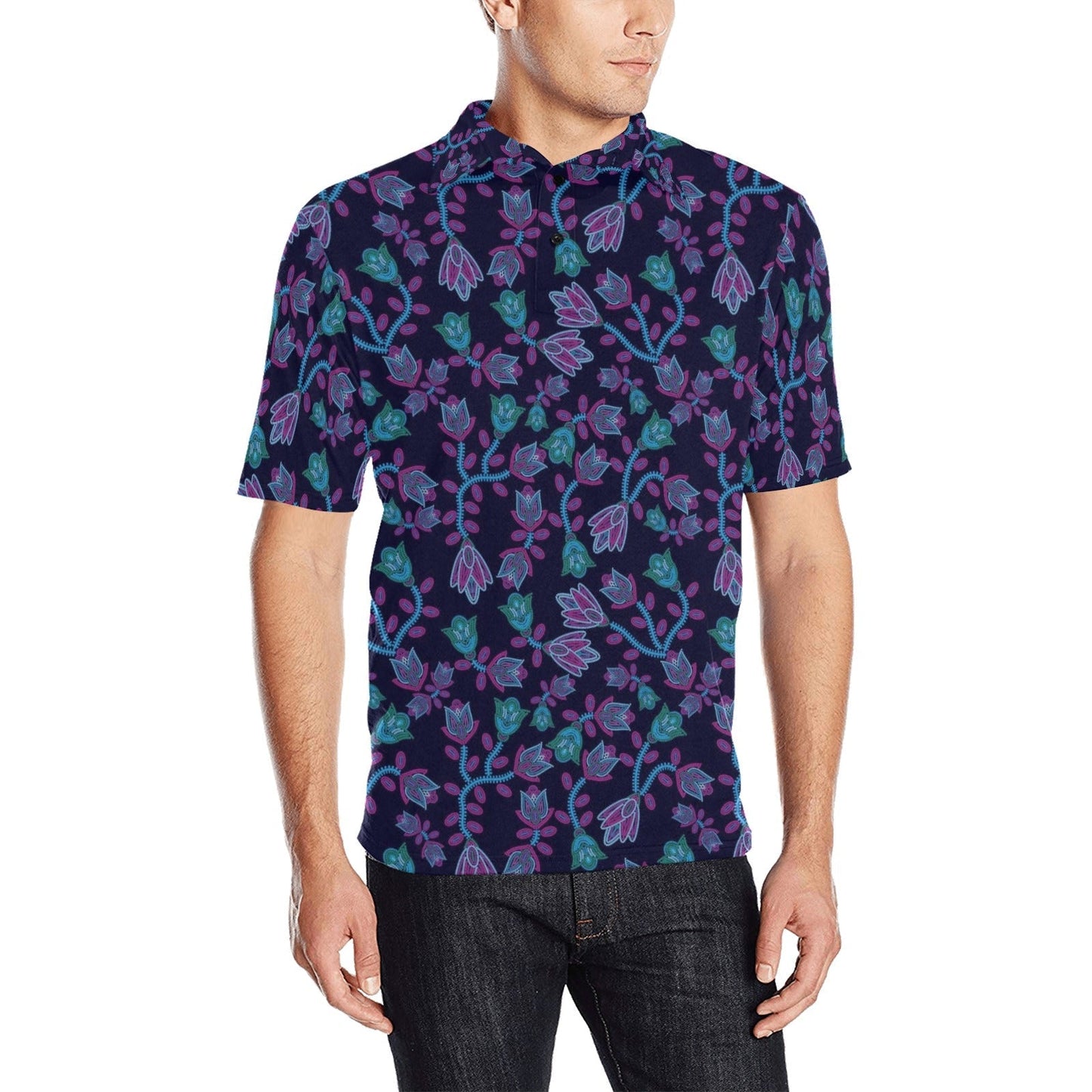 Beaded Nouveau Polo