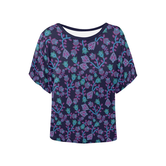 Beaded Nouveau Batwing Blouse