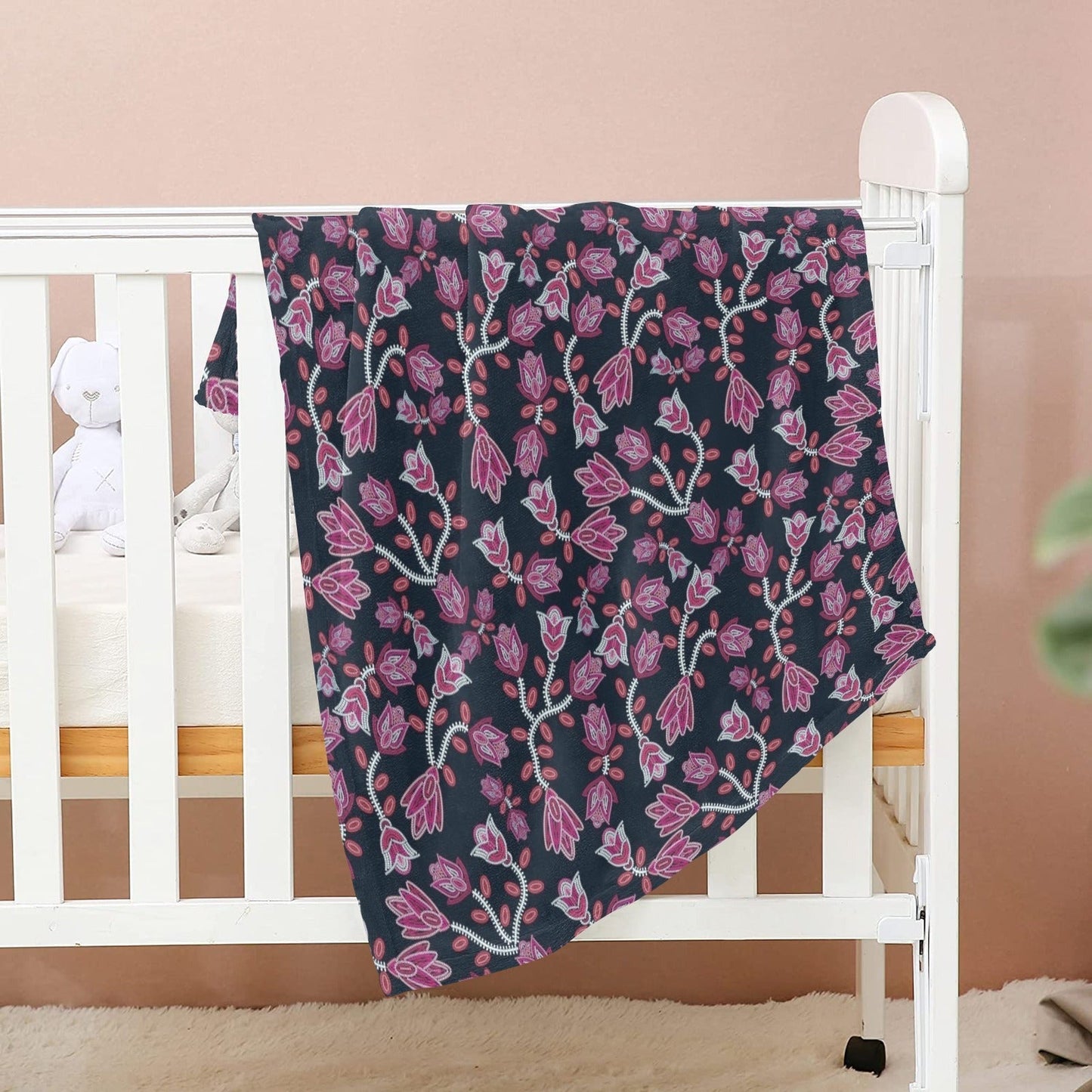 Beaded Pink Baby Blanket 30"x40" Baby Blanket 30"x40" e-joyer 