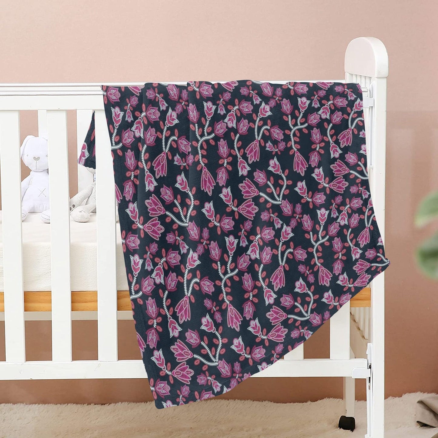 Beaded Pink Baby Blanket 40"x50" Baby Blanket 40"x50" e-joyer 