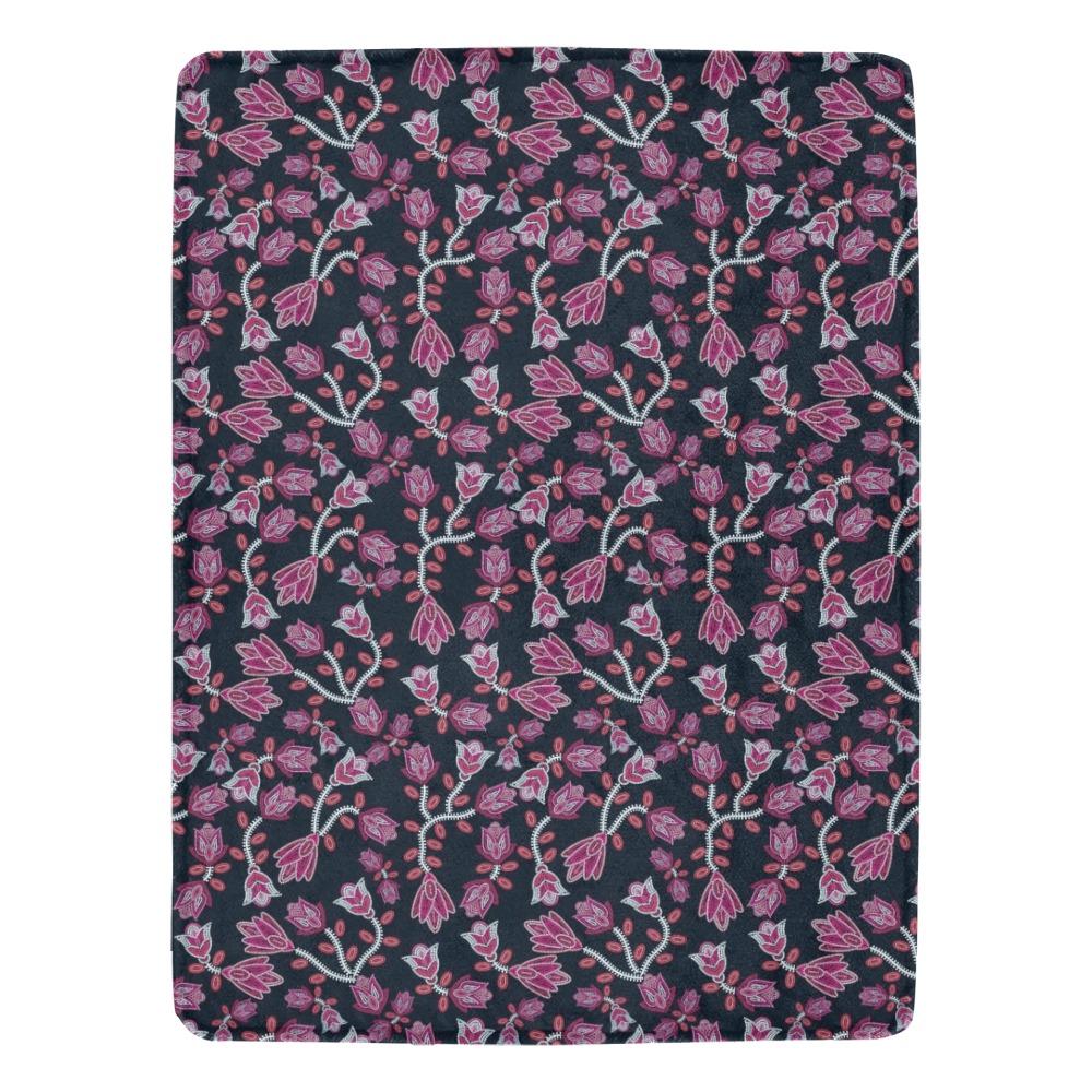 Beaded Pink Ultra-Soft Micro Fleece Blanket 60"x80" Ultra-Soft Blanket 60''x80'' e-joyer 