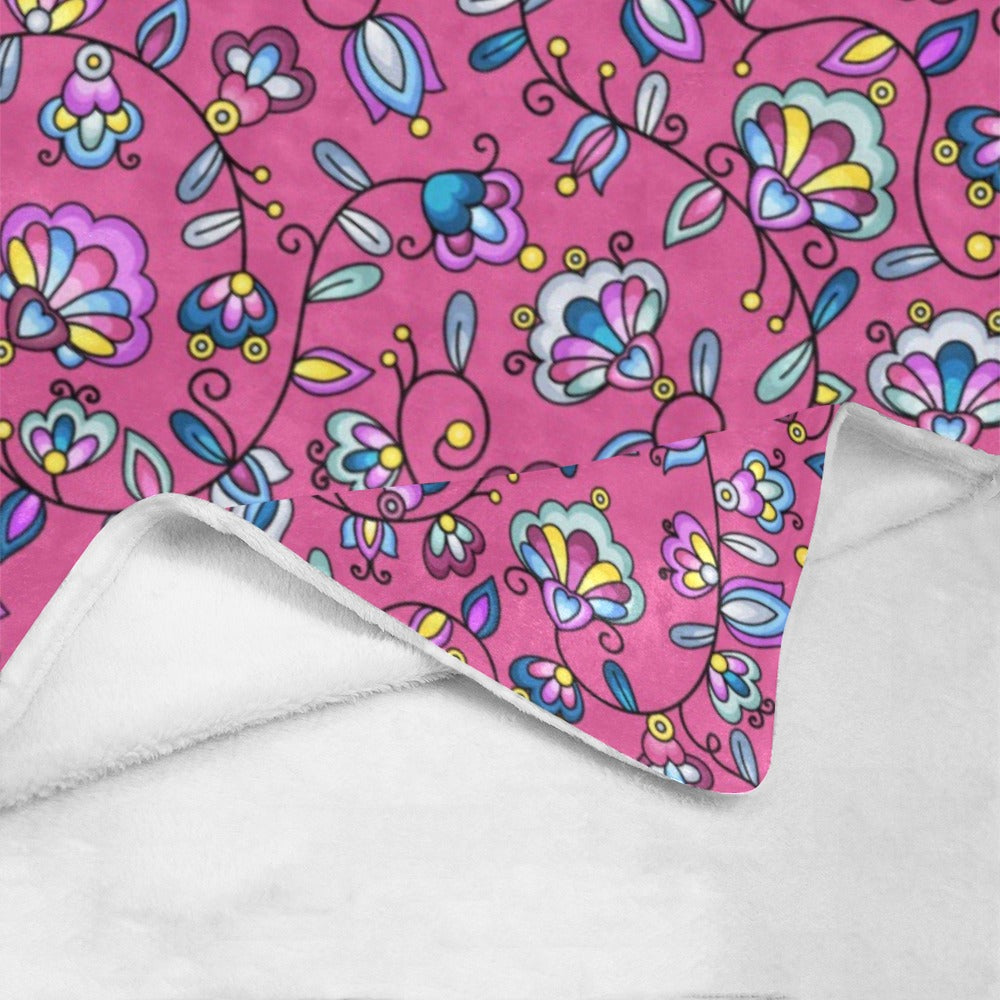 Autumn Bundle Blessing Pink X-Large Micro Fleece Blanket