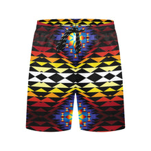 Load image into Gallery viewer, Sunset Blanket Men&#39;s Mid-Length Beach Shorts
