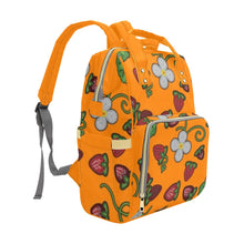 Load image into Gallery viewer, Strawberry Dreams Carrot Multi-Function Diaper Backpack/Diaper Bag
