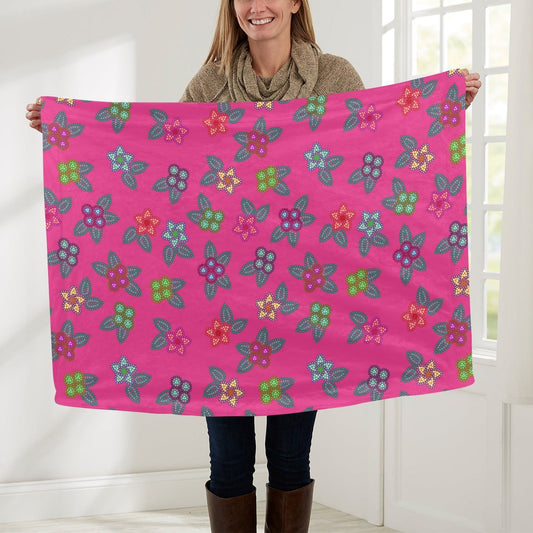 Berry Flowers Baby Blanket 30"x40" Baby Blanket 30"x40" e-joyer 
