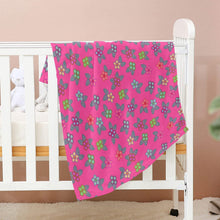 Load image into Gallery viewer, Berry Flowers Baby Blanket 30&quot;x40&quot; Baby Blanket 30&quot;x40&quot; e-joyer 
