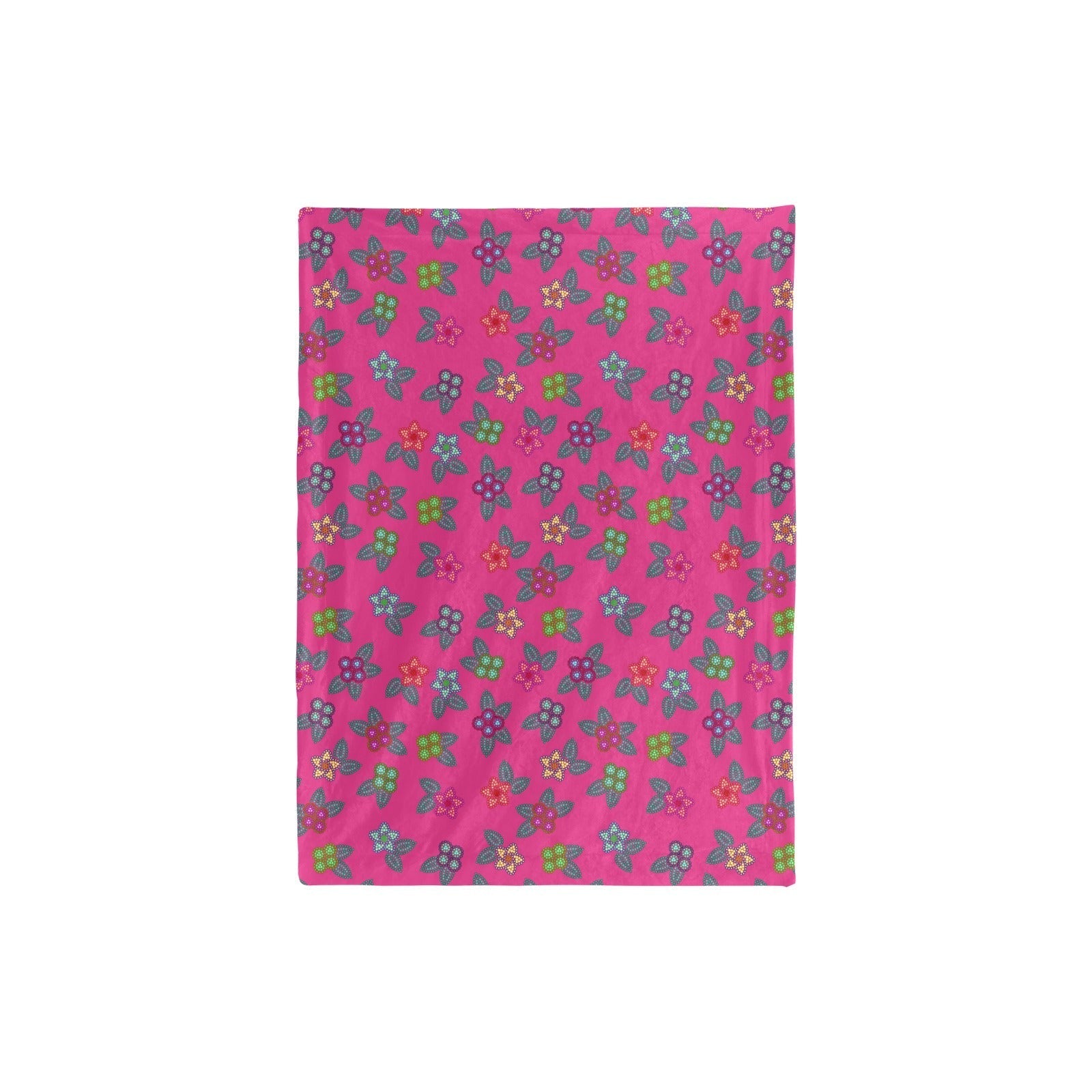 Berry Flowers Baby Blanket 30"x40" Baby Blanket 30"x40" e-joyer 