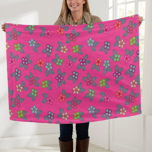 Berry Flowers Baby Blanket 40"x50" Baby Blanket 40"x50" e-joyer 
