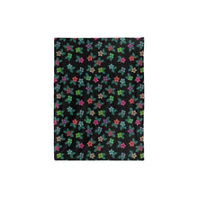 Load image into Gallery viewer, Berry Flowers Black Baby Blanket 30&quot;x40&quot; Baby Blanket 30&quot;x40&quot; e-joyer 
