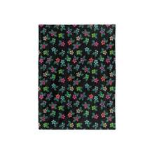 Load image into Gallery viewer, Berry Flowers Black Baby Blanket 40&quot;x50&quot; Baby Blanket 40&quot;x50&quot; e-joyer 
