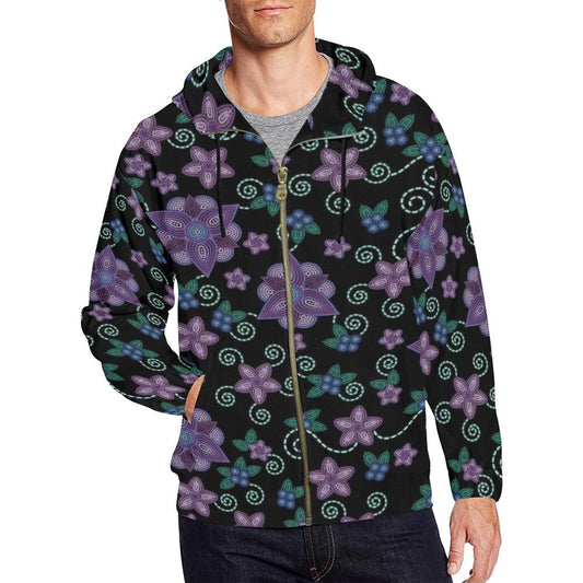 Berry Picking Full Zip Hoodie for Men
