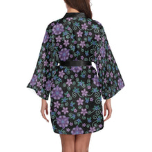 Load image into Gallery viewer, Berry Picking Long Sleeve Kimono Robe Long Sleeve Kimono Robe e-joyer 
