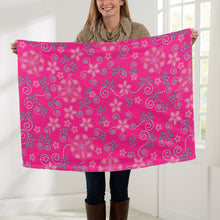 Load image into Gallery viewer, Berry Picking Pink Baby Blanket 30&quot;x40&quot; Baby Blanket 30&quot;x40&quot; e-joyer 
