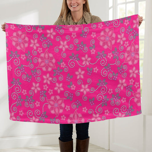 Berry Picking Pink Baby Blanket 40"x50" Baby Blanket 40"x50" e-joyer 