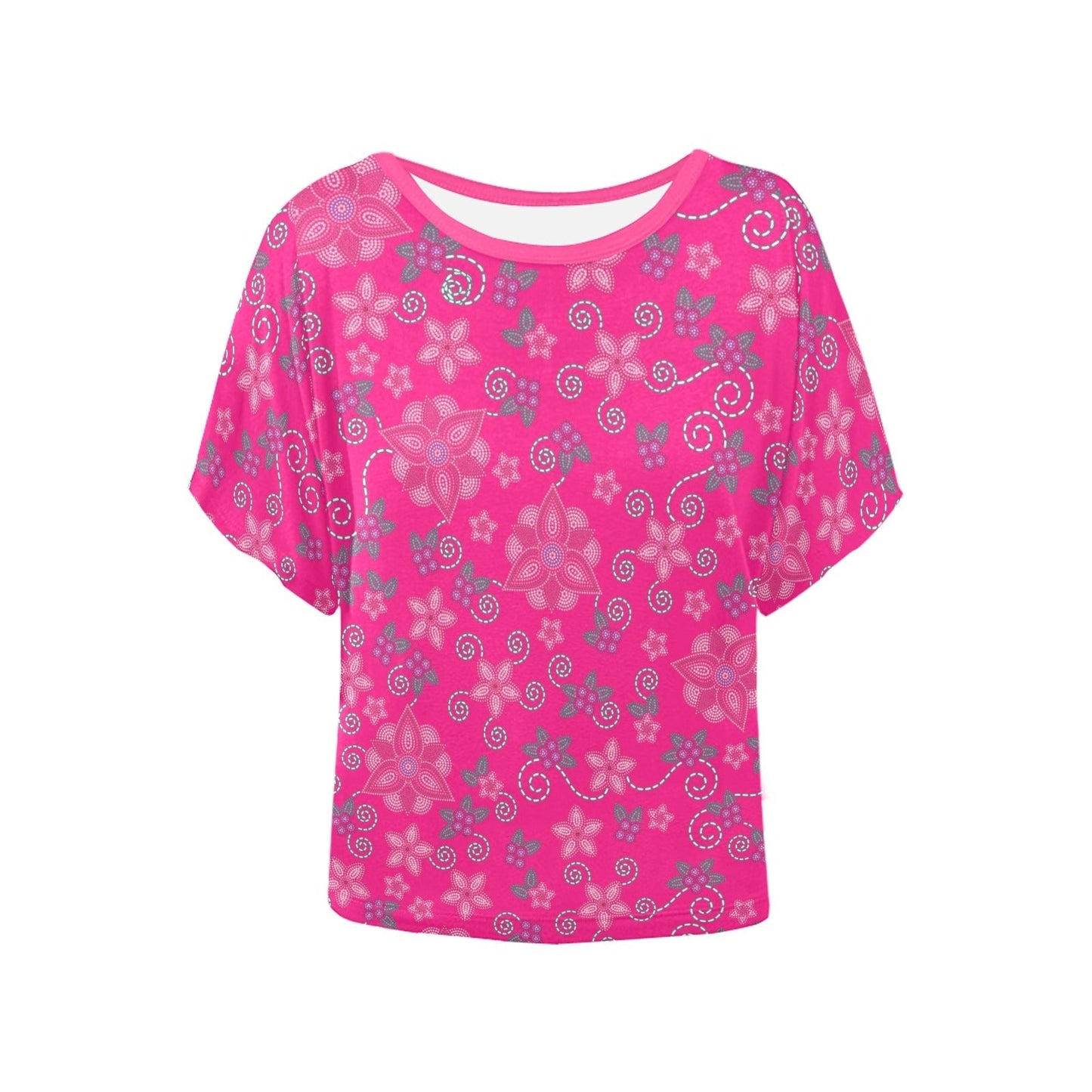 Berry Picking Batwing Blouse