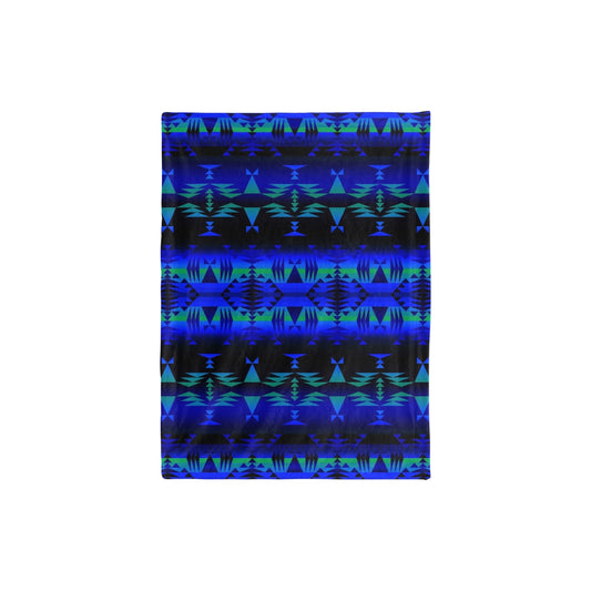 Between the Mountains Small Baby Blanket