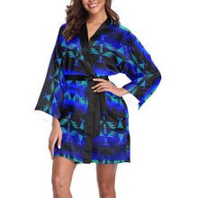 Load image into Gallery viewer, Between the Blue Ridge Mountains Long Sleeve Kimono Robe Long Sleeve Kimono Robe e-joyer 
