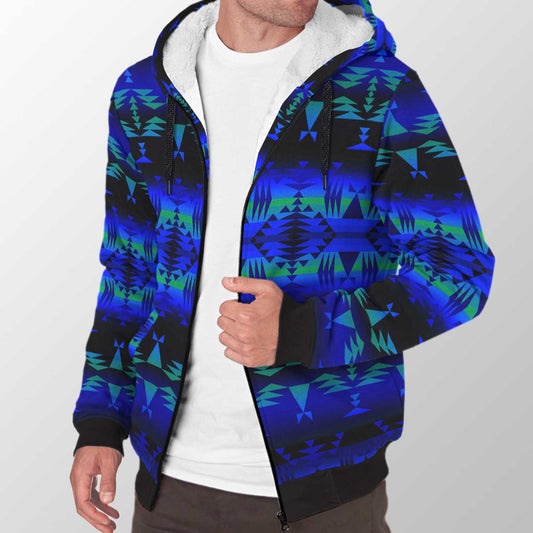 Between the Mountains Sherpa Hoodie