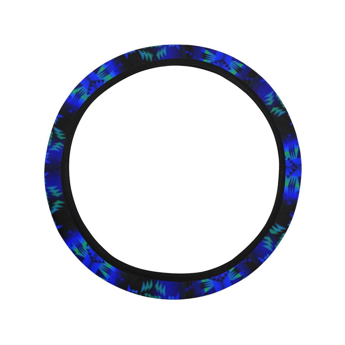 Between the Mountains Steering Wheel Cover