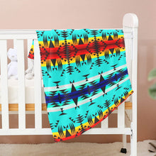 Load image into Gallery viewer, Between the Mountains Baby Blanket 30&quot;x40&quot; Baby Blanket 30&quot;x40&quot; e-joyer 
