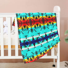 Load image into Gallery viewer, Between the Mountains Baby Blanket 40&quot;x50&quot; Baby Blanket 40&quot;x50&quot; e-joyer 
