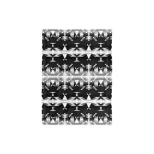 Load image into Gallery viewer, Between the Mountains Black and White Baby Blanket 30&quot;x40&quot; Baby Blanket 30&quot;x40&quot; e-joyer 
