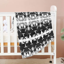 Load image into Gallery viewer, Between the Mountains Black and White Baby Blanket 30&quot;x40&quot; Baby Blanket 30&quot;x40&quot; e-joyer 
