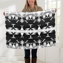 Load image into Gallery viewer, Between the Mountains Black and White Baby Blanket 30&quot;x40&quot; Baby Blanket 30&quot;x40&quot; e-joyer 
