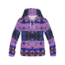 Load image into Gallery viewer, Between the Mountains Moon Shadow All Over Print Hoodie for Women (USA Size) (Model H13) All Over Print Hoodie for Women (H13) e-joyer 
