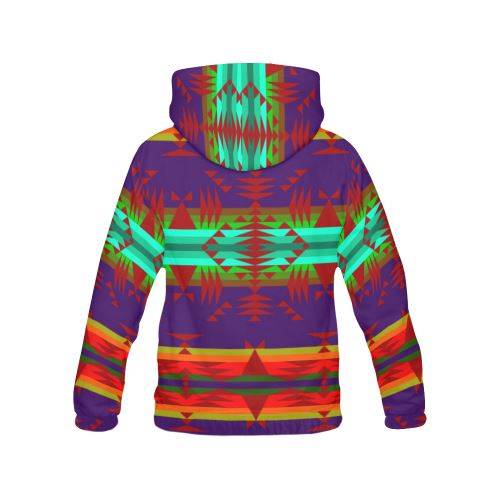 Between the Mountains Moon Shadow Sierra All Over Print Hoodie for Women (USA Size) (Model H13) All Over Print Hoodie for Women (H13) e-joyer 