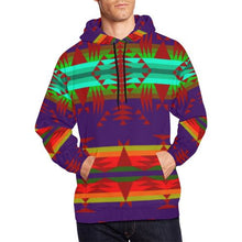Load image into Gallery viewer, Between the Mountains Moon Shadow Sierra Men&#39;s All Over Print Hoodie (USA Size) (Model H13) Hoodies e-joyer 
