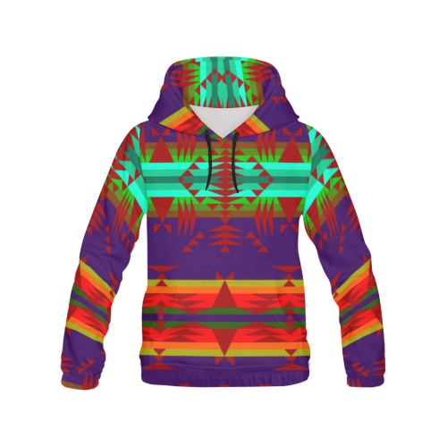 Between the Mountains Moon Shadow Sierra Men's All Over Print Hoodie (USA Size) (Model H13) Hoodies e-joyer 