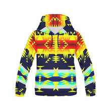 Load image into Gallery viewer, Between the Mountains Navy Yellow Men&#39;s All Over Print Hoodie (USA Size) (Model H13) Hoodies e-joyer 
