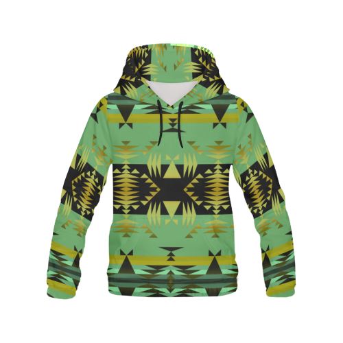 Between the Mountains Sage All Over Print Hoodie for Women (USA Size) (Model H13) All Over Print Hoodie for Women (H13) e-joyer 