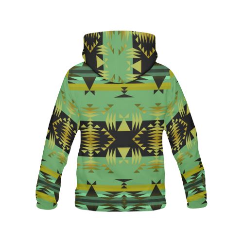 Between the Mountains Sage All Over Print Hoodie for Women (USA Size) (Model H13) All Over Print Hoodie for Women (H13) e-joyer 