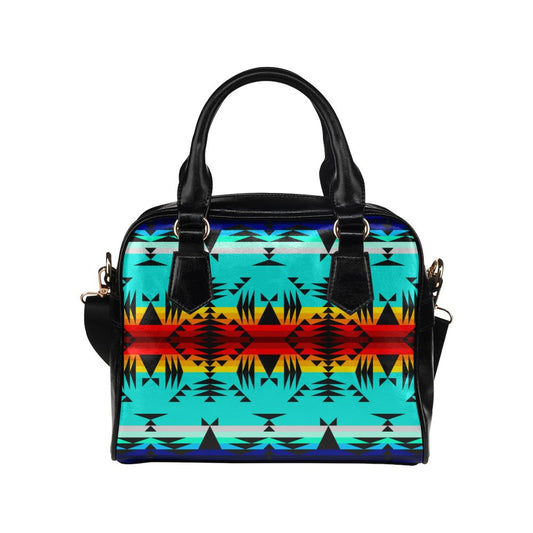 Between the Mountains Shoulder Handbag