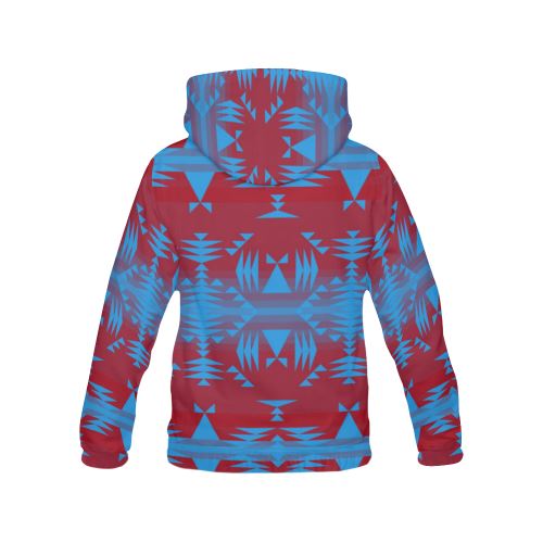 Between the Mountains Sierra Deep Lake All Over Print Hoodie for Women (USA Size) (Model H13) All Over Print Hoodie for Women (H13) e-joyer 