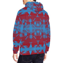 Load image into Gallery viewer, Between the Mountains Sierra Deep Lake Men&#39;s All Over Print Hoodie (USA Size) (Model H13) Hoodies e-joyer 
