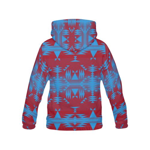 Between the Mountains Sierra Deep Lake Men's All Over Print Hoodie (USA Size) (Model H13) Hoodies e-joyer 