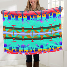 Load image into Gallery viewer, Between the Mountains Spring Baby Blanket 40&quot;x50&quot; Baby Blanket 40&quot;x50&quot; e-joyer 
