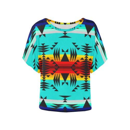 Between the Mountains Batwing Blouse