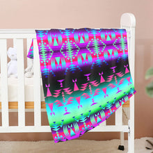 Load image into Gallery viewer, Between the Rocky Mountains Baby Blanket 40&quot;x50&quot; Baby Blanket 40&quot;x50&quot; e-joyer 
