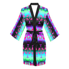 Load image into Gallery viewer, Between the Rocky Mountains Long Sleeve Kimono Robe Long Sleeve Kimono Robe e-joyer 
