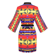 Load image into Gallery viewer, Between the San Juan Mountains Long Sleeve Kimono Robe Long Sleeve Kimono Robe e-joyer 
