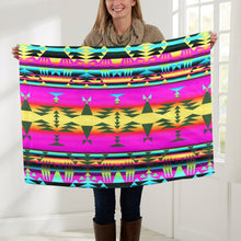 Load image into Gallery viewer, Between the Sunset Mountains Baby Blanket 30&quot;x40&quot; Baby Blanket 30&quot;x40&quot; e-joyer 
