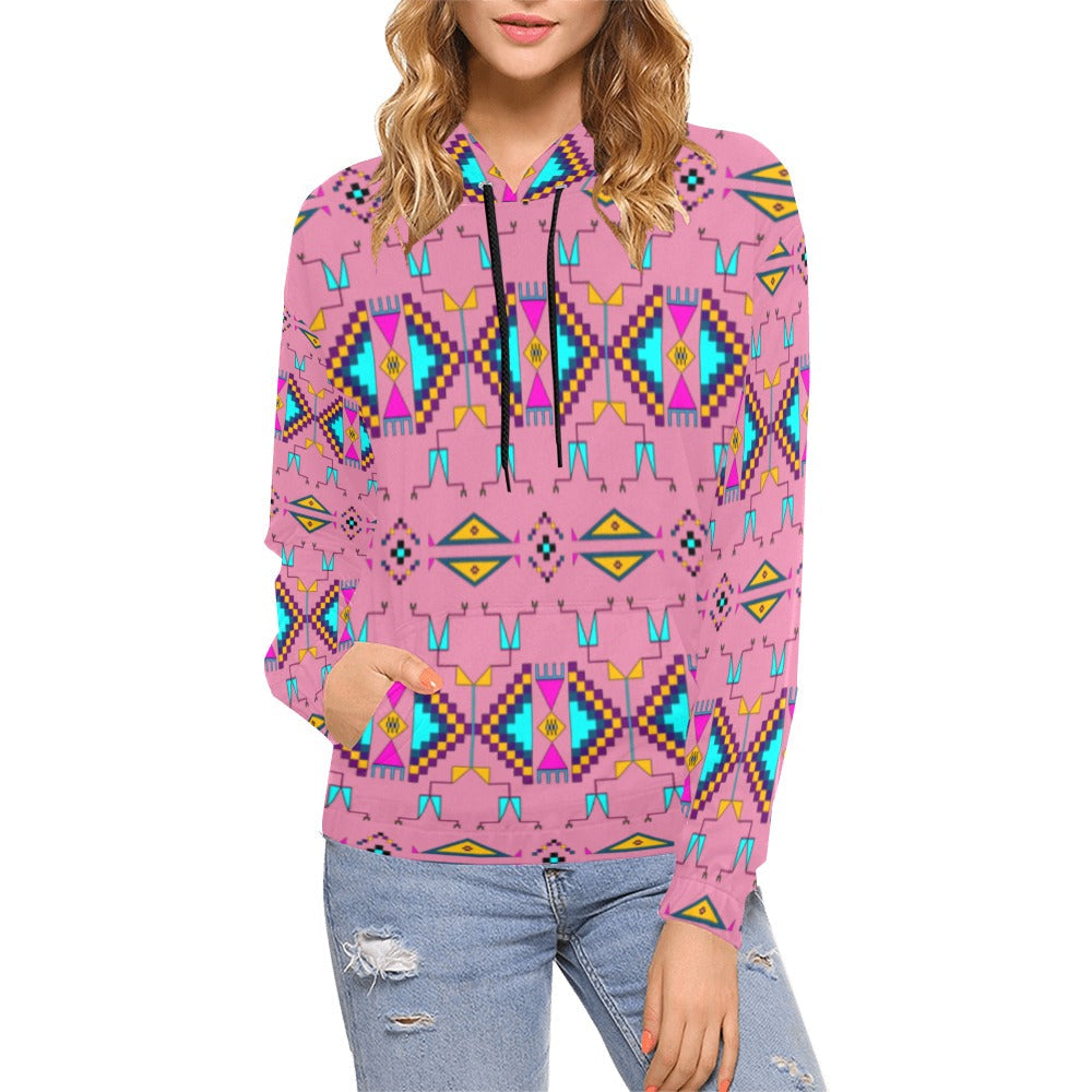 Rite of Passage Pink Hoodie for Women