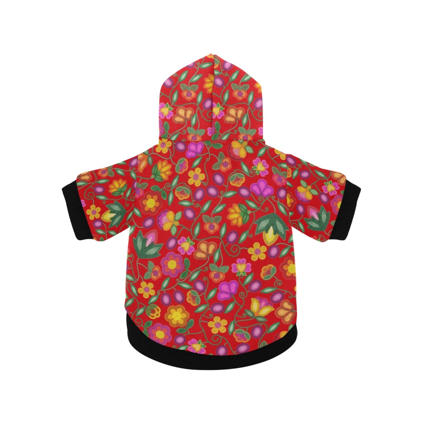 Boreal Bounty Red Pet Hoodie