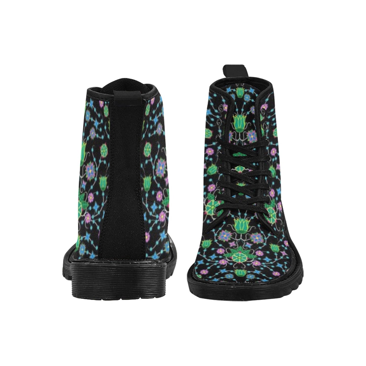 Floral Damask Garden Boots for Men