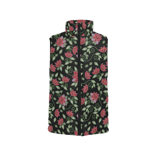Beaded Rose Padded Vest