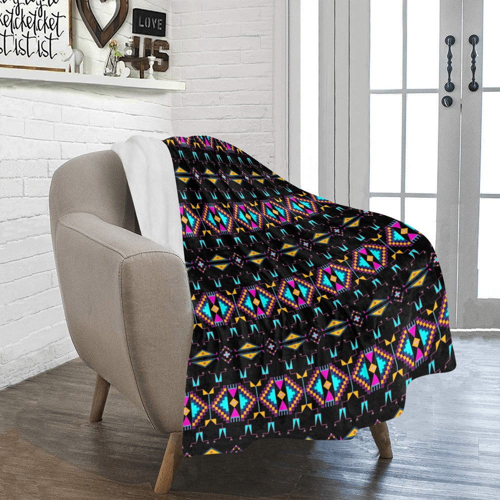 Rite of Passage Black Ultra-Soft Micro Fleece Blanket 40"x50"